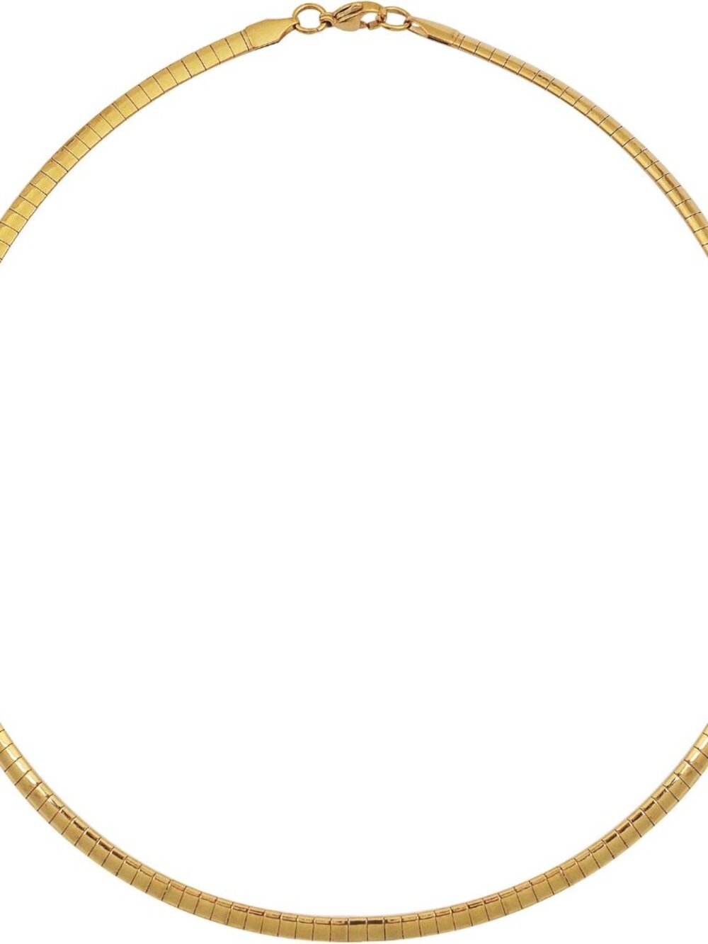 Italian Omega Chain Necklace - Picture 1 of 4
